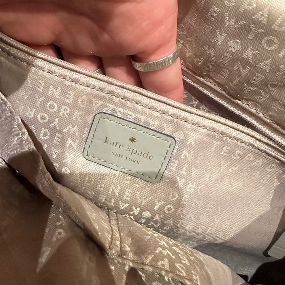 Kate Spade Knightsbridge Doris Purse Gray Crocodile Crossbody/Top Hold Preloved - Picture 15 of 16